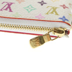 Louis Vuitton LV Takashi Murakami Pochette Cles Charm Inventory Pouch White — view 5