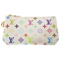 Louis Vuitton LV Takashi Murakami Pochette Cles Charm Inventory Pouch White