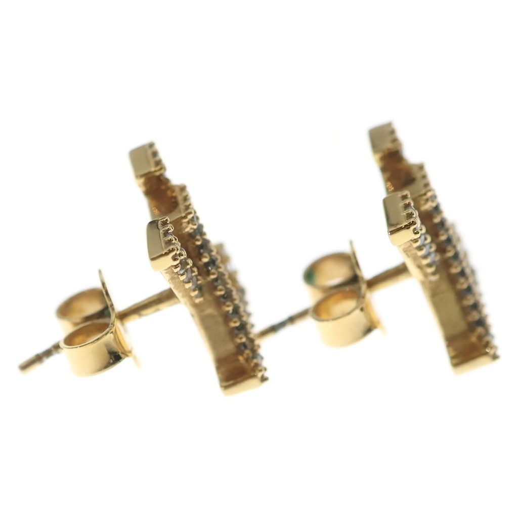 Louis Vuitton LV Iconic Rhinestone Earrings Gold — view 4