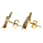 Louis Vuitton LV Iconic Rhinestone Earrings Gold — view 3
