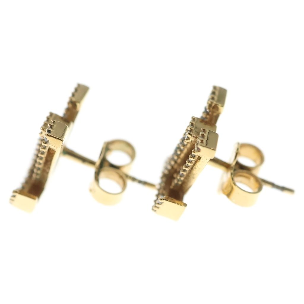 Louis Vuitton LV Iconic Rhinestone Earrings Gold — view 3