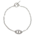 Hermes Chaine D'ancre New Farandole Diamond Boule Bracelet