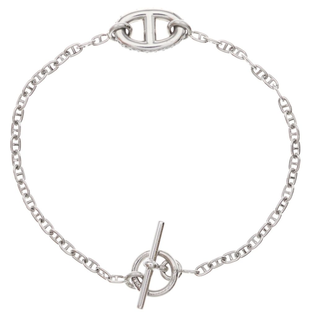 Hermes Chaine D'ancre New Farandole Diamond Boule Bracelet — view 2