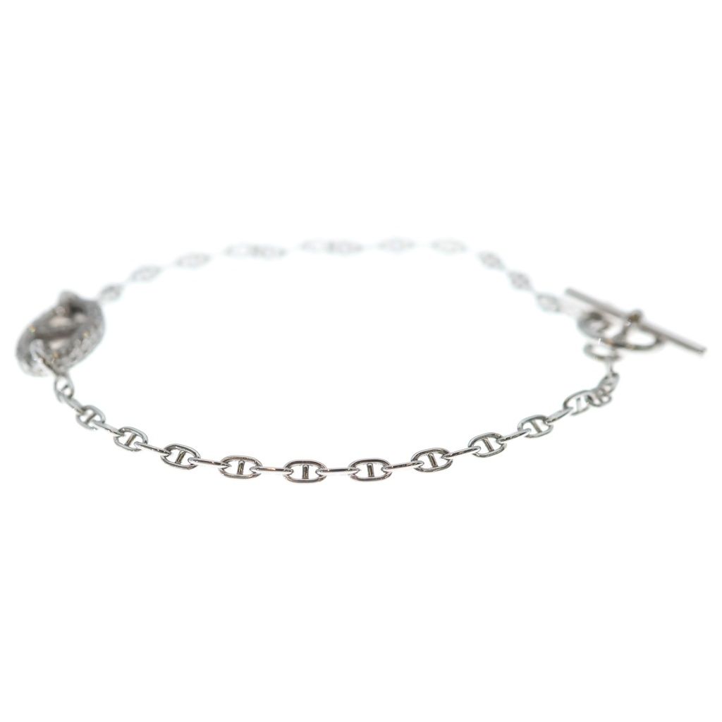 Hermes Chaine D'ancre New Farandole Diamond Boule Bracelet — view 4