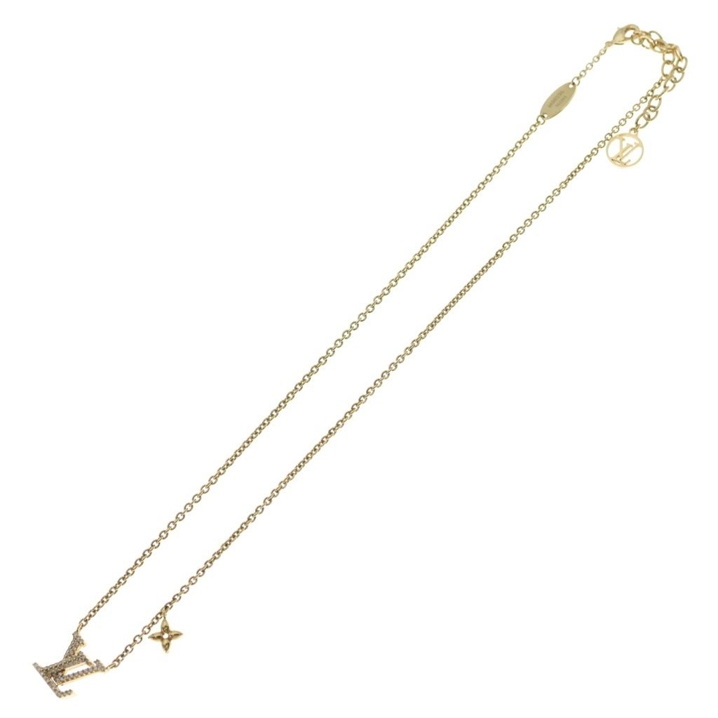 Louis Vuitton LV Iconic Necklace Gold Rhinestone — view 2