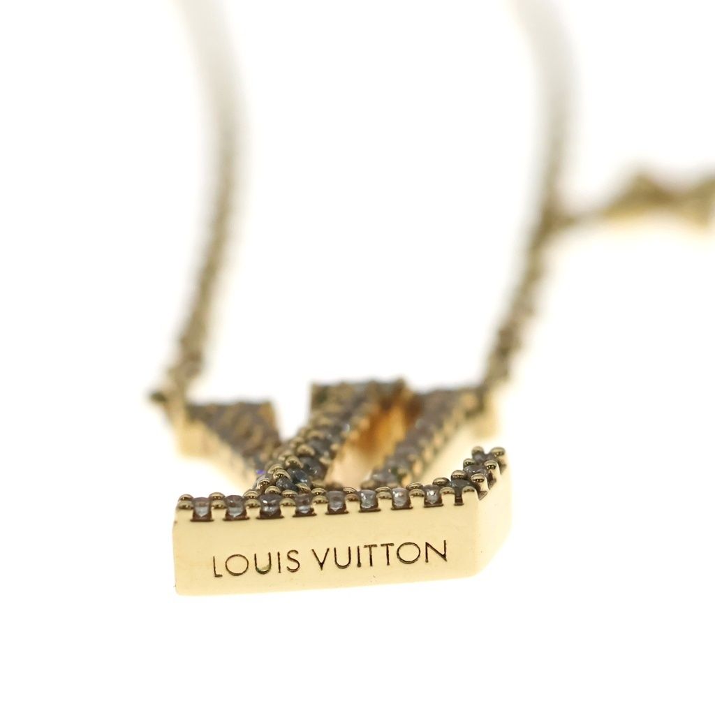 Louis Vuitton LV Iconic Necklace Gold Rhinestone — view 6