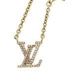 Louis Vuitton LV Iconic Necklace Gold Rhinestone — view 3