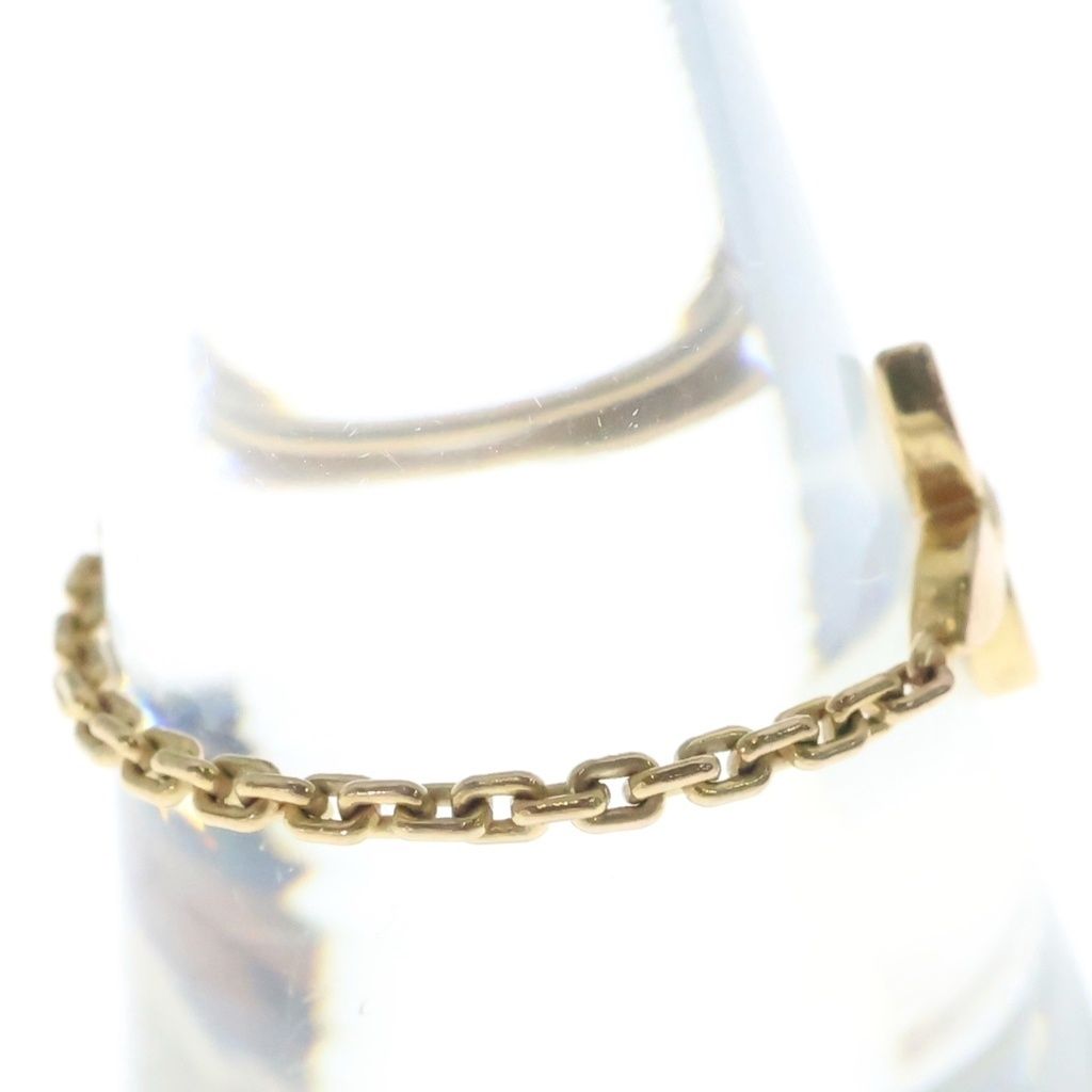 Louis Vuitton Bague Idylle Blossom Chain Ring Pink Gold — view 3