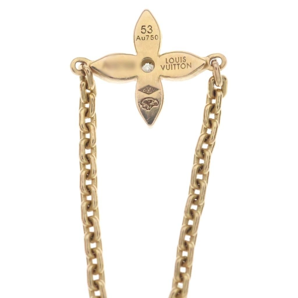 Louis Vuitton Bague Idylle Blossom Chain Ring Pink Gold — view 5