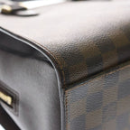 Louis Vuitton Damier Triana Handbag Brown Leather Gold — view 5