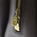 Louis Vuitton Damier Triana Handbag Brown Leather Gold — view 7
