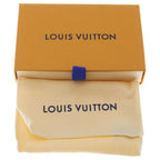 Louis Vuitton Monogram Eclipse Bra Mono Chain Leather Blur Black Silver Bracelet — view 6