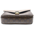 Louis Vuitton Pochette Metis MM Monogram Reverse Leather 2-Way Bag Brown — view 4