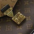 Louis Vuitton Pochette Metis MM Monogram Reverse Leather 2-Way Bag Brown — view 6