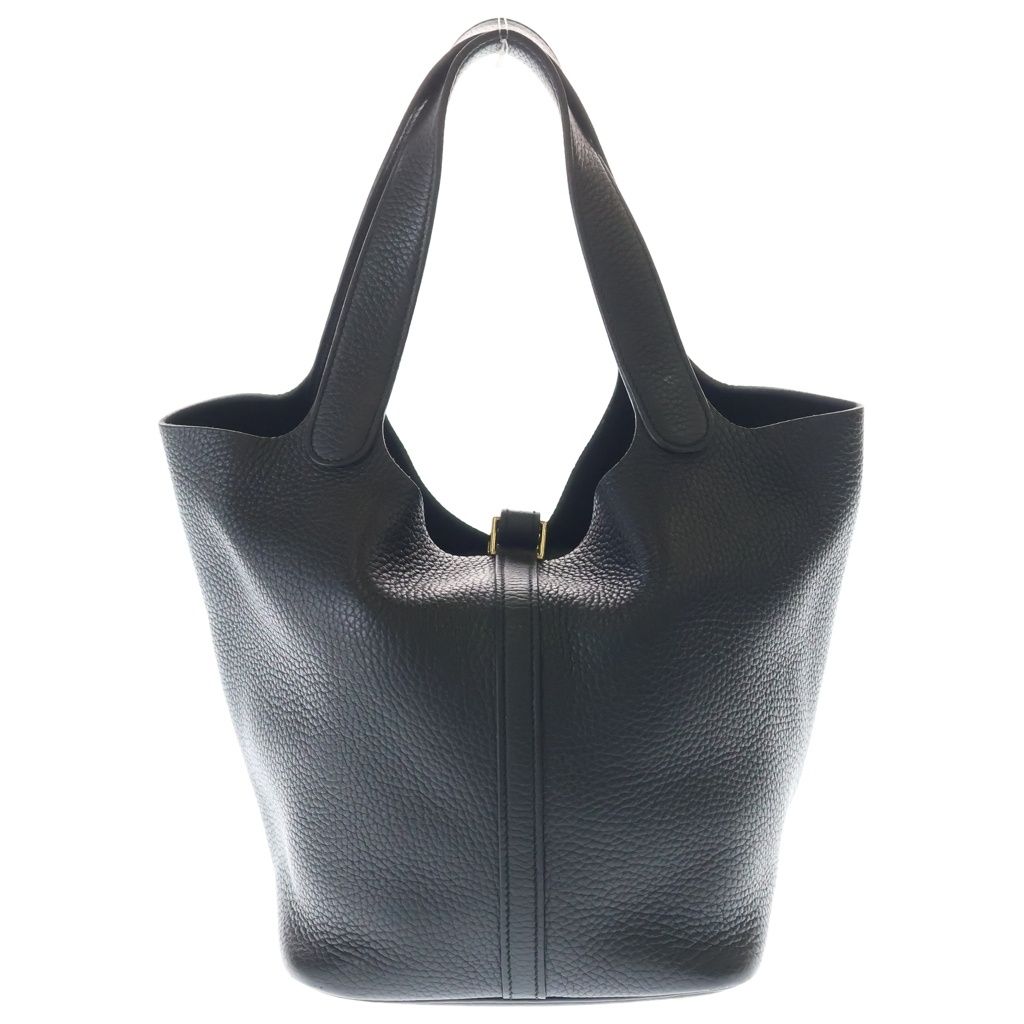 Hermes Picotin MM Mini Bag Black Taurillon Leather Gold — view 2