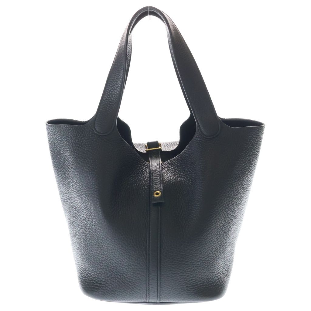 Hermes Picotin MM Mini Bag Black Taurillon Leather Gold