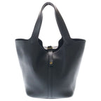 Hermes Picotin MM Mini Bag Black Taurillon Leather Gold