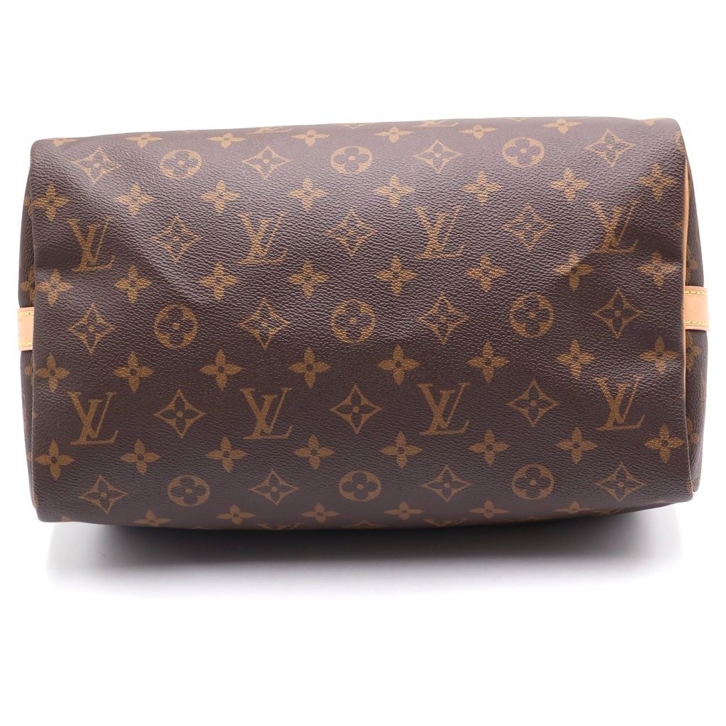 Louis Vuitton Monogram Speedy Bandouliere 30 Leather 2-Way Bag Brown — view 4