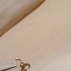 Chanel Quilted Caviar Leather Gold Chain Tote Bag Beige — view 7