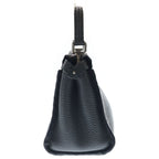 Fendi Peekaboo Mini Selleria 2-Way Shoulder Bag Dark Gray Leather Silver — view 3