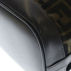 Fendi Zucca FF Jacquard FF Logo Backpack Silver Brown — view 5