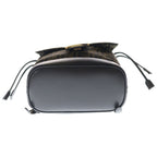 Fendi Zucca FF Jacquard FF Logo Backpack Silver Brown — view 4