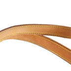 Louis Vuitton Monogram Cabas Mezzo Tote Bag Brown Leather Gold — view 7
