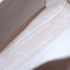 Saint Laurent Paris le Cassandra Leather Shoulder Bag Ivory — view 7