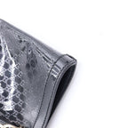 Gucci Micro Guccissima Tote Bag Black Enamel Gold — view 7