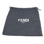 Fendi Zucchini Soft Trunk Bucket Shoulder Bag Canvas Leather Black — view 8