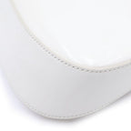 Prada Cles Oh Shoulder Bag White Leather 499 Silver — view 5
