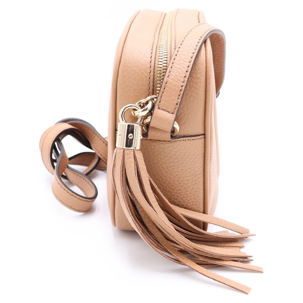 Gucci Soho Interlocking Tassel Flynn Gilet Thermo Small Dis Edge Coat Shoulder Bag — view 3
