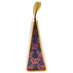 Gucci Children's Tote Bag Red Navy Yellow Leather Silver — view 3