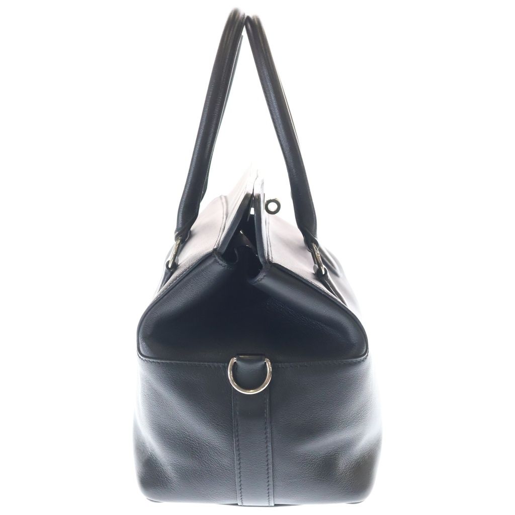 Hermes Toolbox 20 2-Way Shoulder Bag Black Swift Leather Silver — view 3