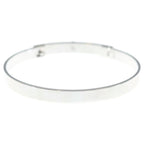 Hermes Collier de Chien Pink Sapphire Ble 18k White Gold White Bracelet — view 2