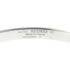 Hermes Collier de Chien Pink Sapphire Ble 18k White Gold White Bracelet — view 5