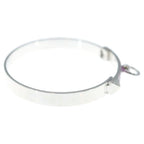Hermes Collier de Chien Pink Sapphire Ble 18k White Gold White Bracelet — view 3