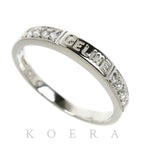 Celine Platinum Ring Diamond Vintage