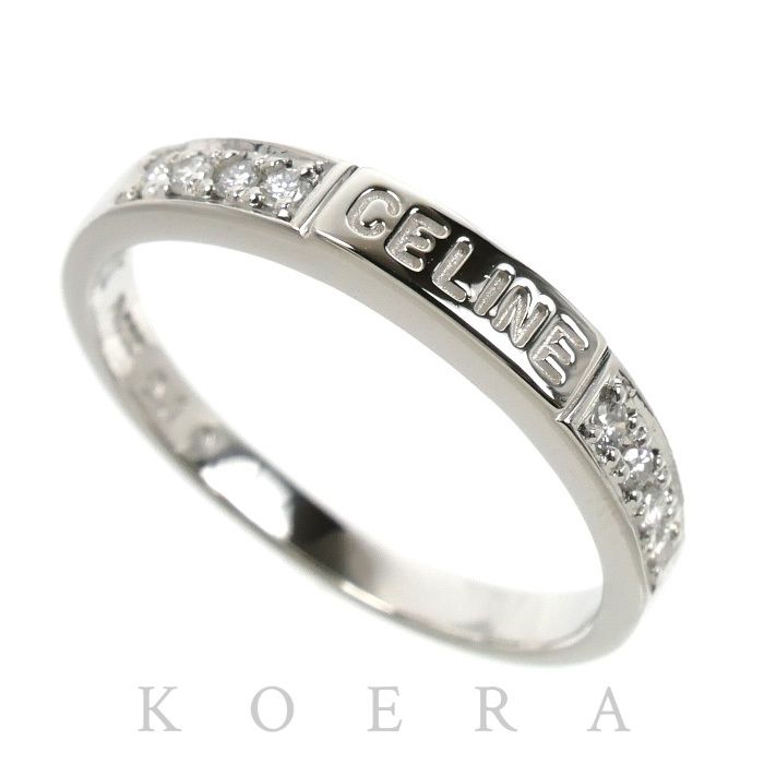 Celine Platinum Ring Diamond Vintage