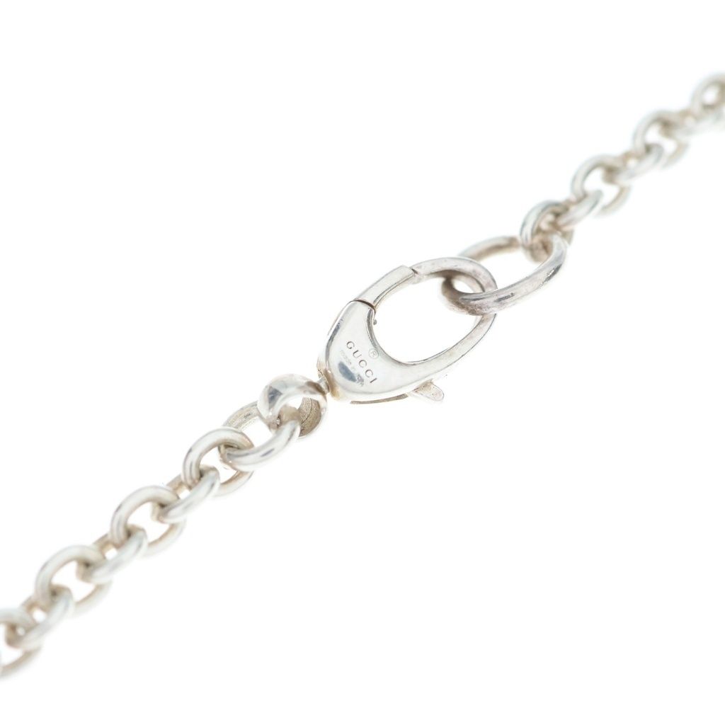 Gucci Interlocking GG Pendant Silver — view 4