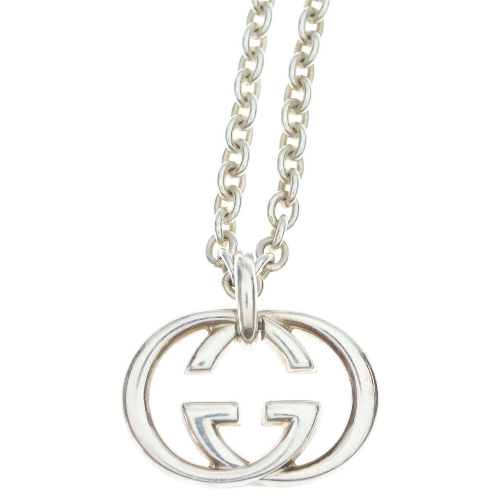 Gucci Interlocking GG Pendant Silver — view 3