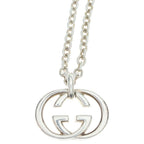 Gucci Interlocking GG Pendant Silver — view 3