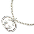 Gucci Interlocking GG Pendant Silver