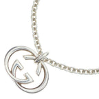 Gucci Interlocking GG Pendant Silver