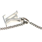 Louis Vuitton Monogram Ring Pendant Chain Silver — view 5