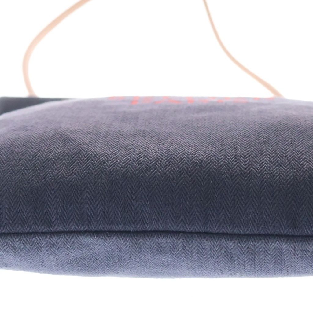 Hermes Aline MM Canvas Shoulder Bag Navy — view 4