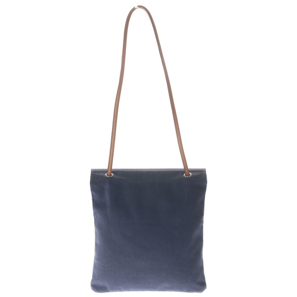 Hermes Aline MM Canvas Shoulder Bag Navy — view 2