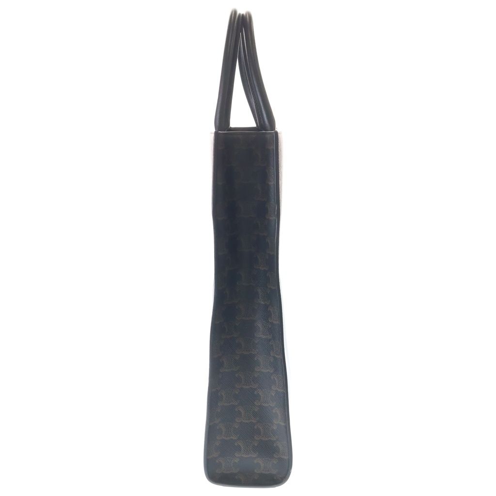 Celine Lyonphe Vertical Cover Triomphe Canvas Brown Handbag — view 3