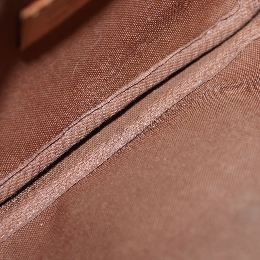 Louis Vuitton Monogram Bum Bag Bosfall Mini Brown Leather Gold — view 8