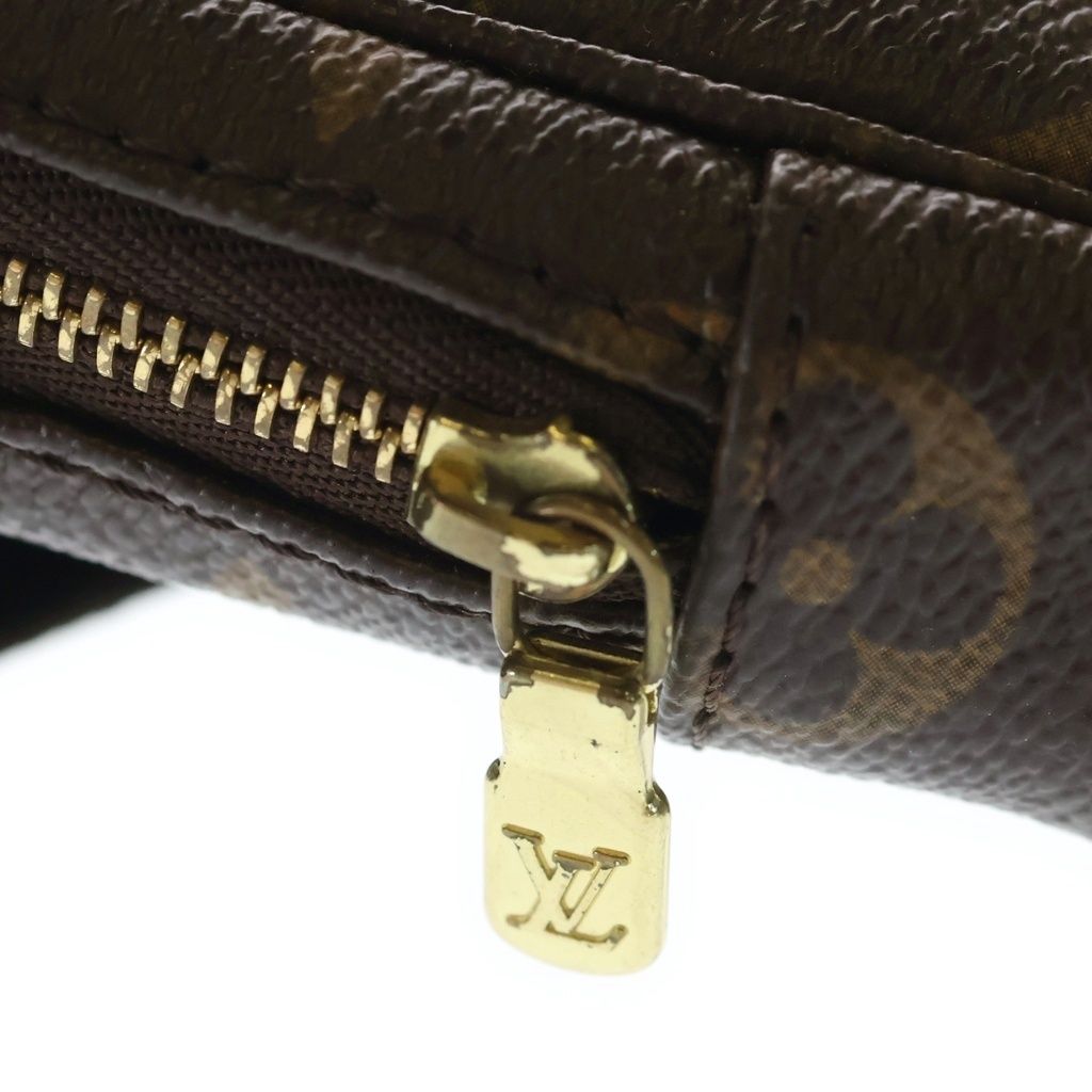 Louis Vuitton Monogram Bum Bag Bosfall Mini Brown Leather Gold — view 7